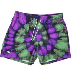 OAS Swim Trunks Mens L Toxicado Swim Shorts Beach Travel Vacation Fast Dry